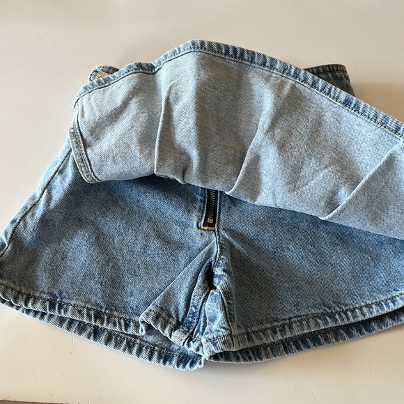 Zara Girls Denim Skort, Brand New!  Size 8 - Picture 4 of 6
